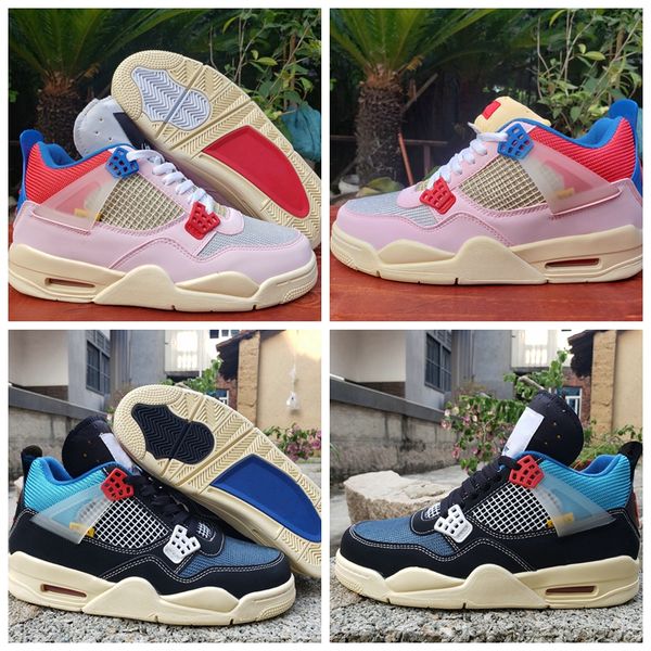

2020 new release union la x 4s mens basketball shoes man sports sneakers trainers jumpman 4 des chaussures zapatos