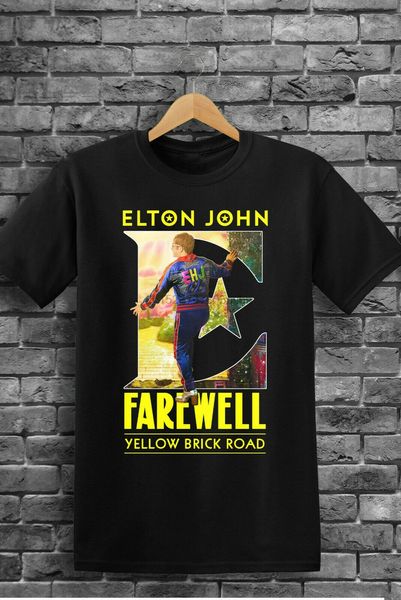 

new elton john shirt elton john concert shirt farewell yellow brick road tour new 2020 fashion mens t-shirts
