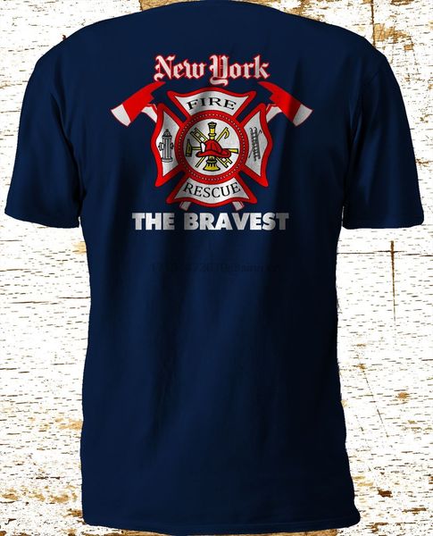 

fashion the new york firefighter fire department usa fire backdraft navy t-shirt m - 3xl tee shirt