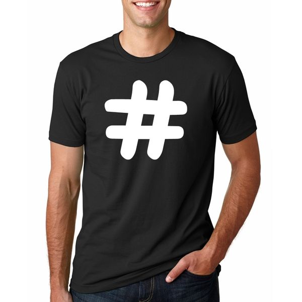 

lost gods awesome hashtag mens graphic t shirt summer fashion o-neck cotton casual men t shirts men ing