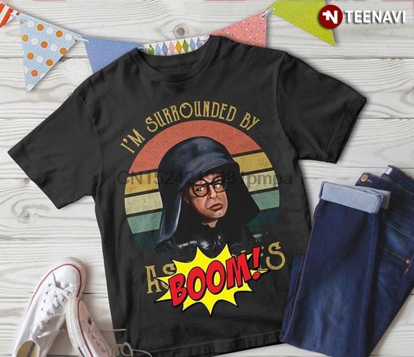 

men t shirt dark helmet spaceballs i knew it i'm surrounded by assholes new version women tshirts