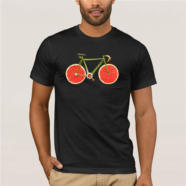 

men's t-shirt 2019 fashion fruit & veggie bicycle cycl & triathlon & gift 100% cotton fashion summer t-shirt