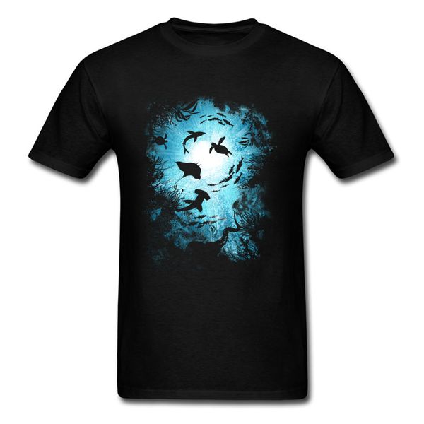 

t shirt deepness men t-shirts personalized tshirts summer new coming clothes hip hop tees 100% cotton sailor style black