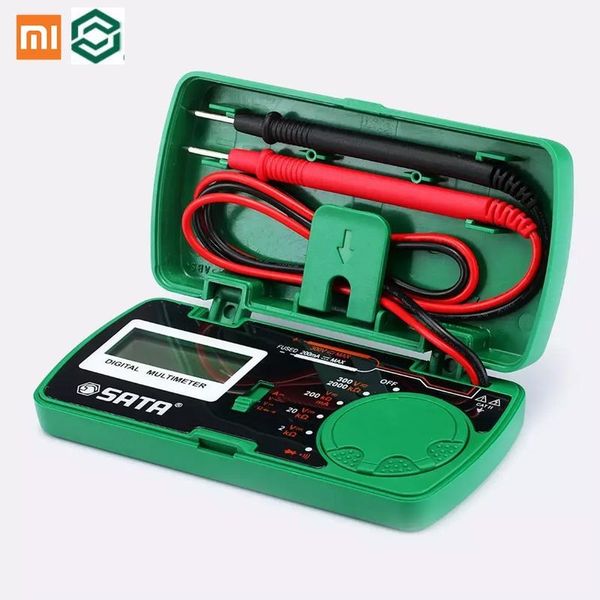 

new xiaomi sata multimeter full range overload protection ac and dc voltage mini pocket easy measurement measurable continuity