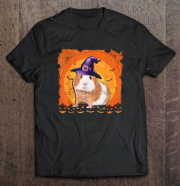 

guinea pig witch halloween men t-shirt s-3xl big tall tee shirt