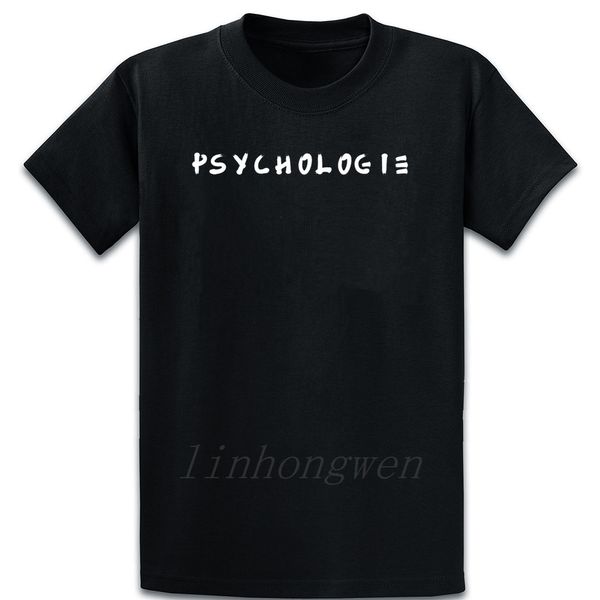 

psychology t shirt funny fit printing pattern over size s-5xl letter spring cotton shirt