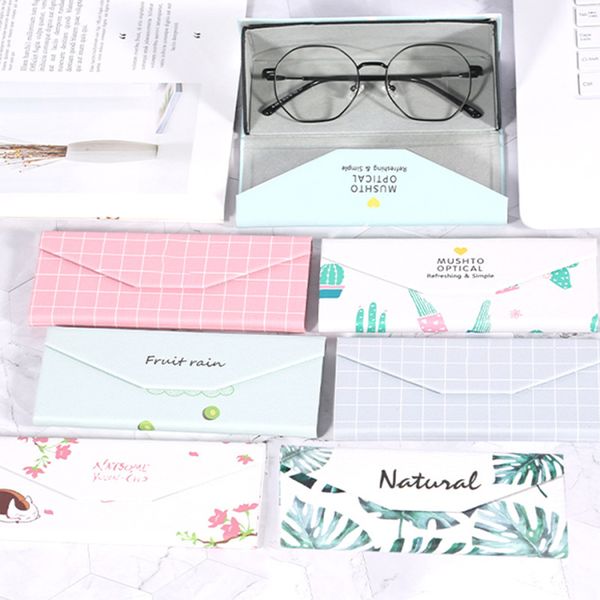 

sunglasses frameslife folding portable glasses case fashion flamingo printing box handmade sun storage, Silver