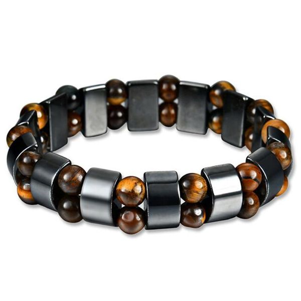 

charm bracelets fashion bile magnet bracelet black for men and women, Golden;silver