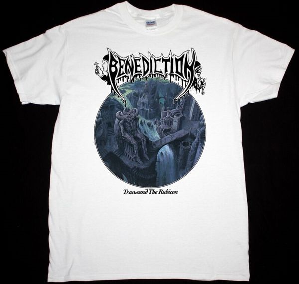 

benediction transcend the rubicon death metal dismember new white t-shirt