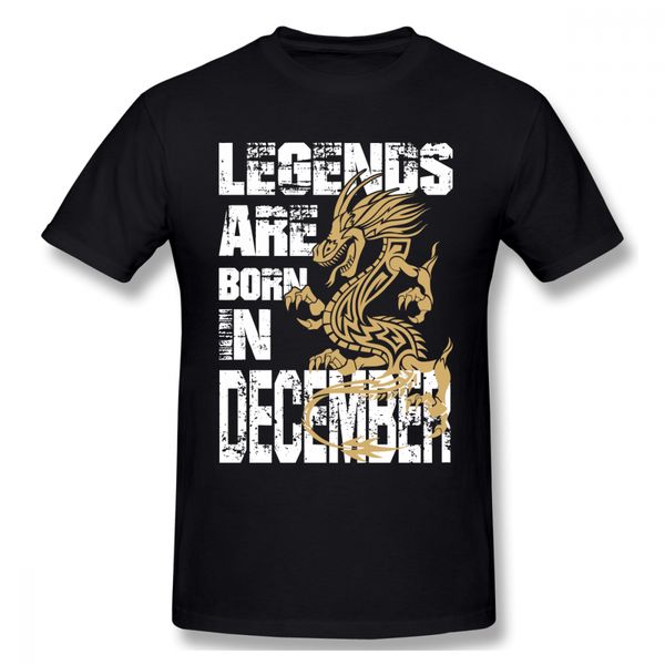 

plus size dragon legends are born in december t shirt rock and roll tees male webuy tee casual new arrival sale