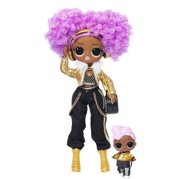 

lol. winter disco 24k d.j. fashion doll & sister girls toys y200428