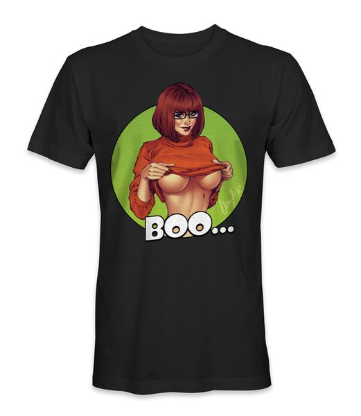 

велма динкли scooby doo boo t-shirt прохладный подарков личность футболочку