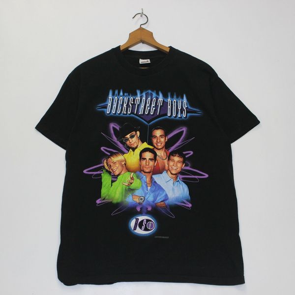 

урожай 1997 backstreet boys t-shirt размер большой черный printed pure hip хлопок мужчины с коротким рукавом хоп tee футболка топ tee
