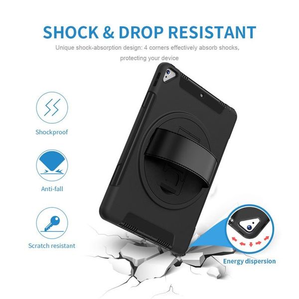 

protective case for ipad mini 4 5 drop shock resistant tpu pc case with holder