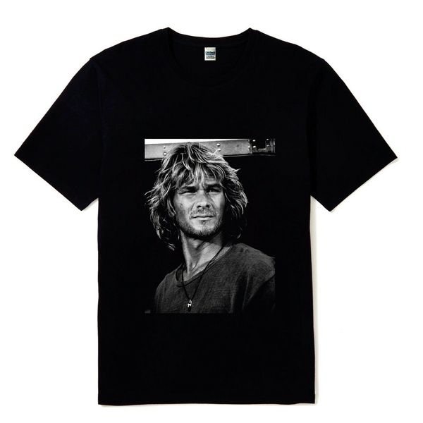 

new patrick swayze point break 1991 movie mens black t shirt sizes s to 3xl