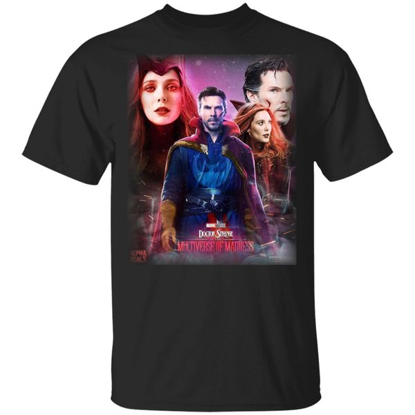 

doctor strange-scarlet witch in the multiverse of madness t-shirt black men-w new funny tee shirt