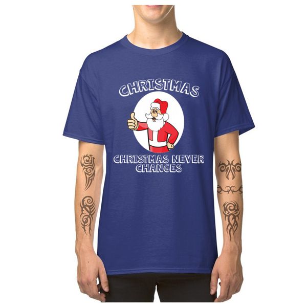 

fallout tshirt мужчины рождество никогда изменения vault boy санта-клаус printed tops тройники подарка способа тенниска взрослых хлопок tshi