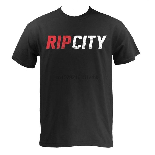 

rip город красный белый портландцемент баскетбол хлопок tee black