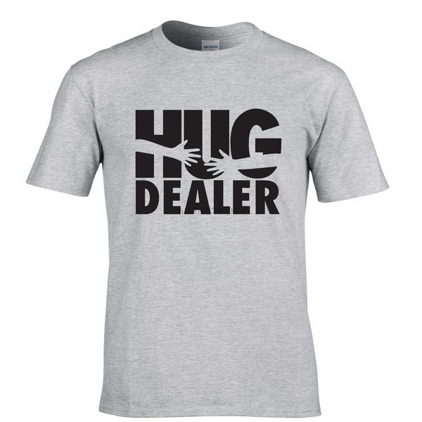 

novelty love t shirt hug dealer parody slogan joke hippy cuddles