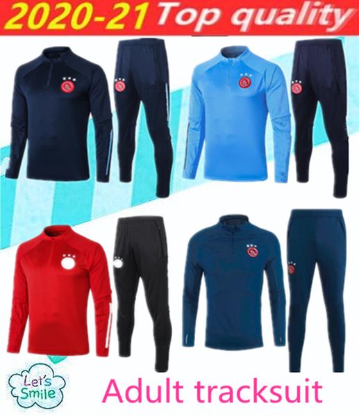 

2020 new men's ajax fc soccer jersey football tracksuit 2020 21 polo mountain house boys' sportswear, Black