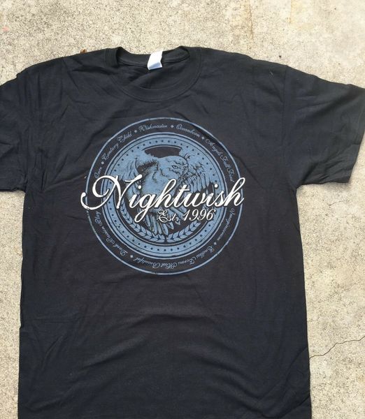 

nightwish owl endless forms most beautiful 2020 concert tour large black t shirt brand style short sleeve