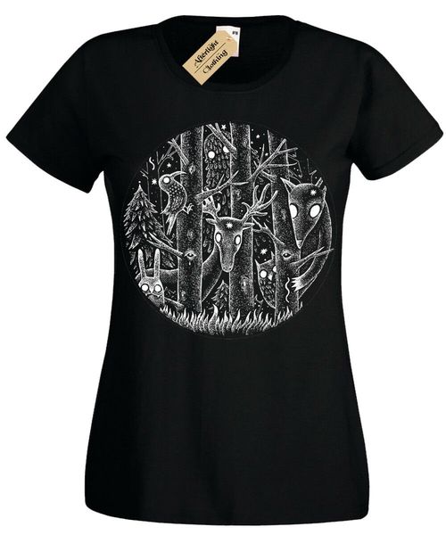 

dark forest shirt woman gothic fantasy gothic woodland headband