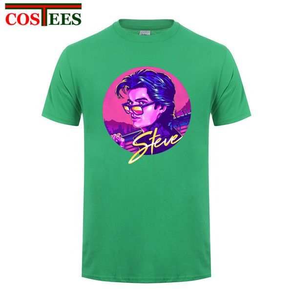 

great tv show stranger things t shirt men king steve t-shirt homme negan lucille tee shirt the walking dead hip hop tshirt males