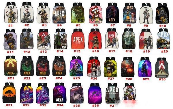 

apex legends anime school bags daypack usb charging port anti-theft backpack laprucksack for students boys girls men women