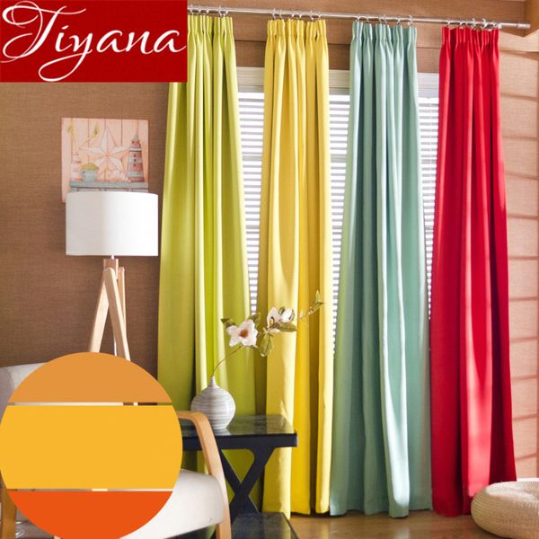 

curtain & drapes europe solid for living room matte blackout sheer fabric blind drape cloth window bedroom x568#30