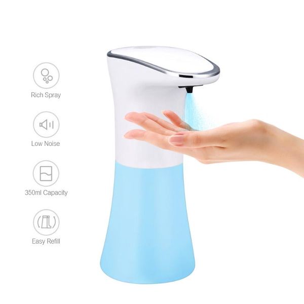

liquid soap dispenser 350ml automatic touchless foam infrared sensor washing hand machine for kitchen bathroom