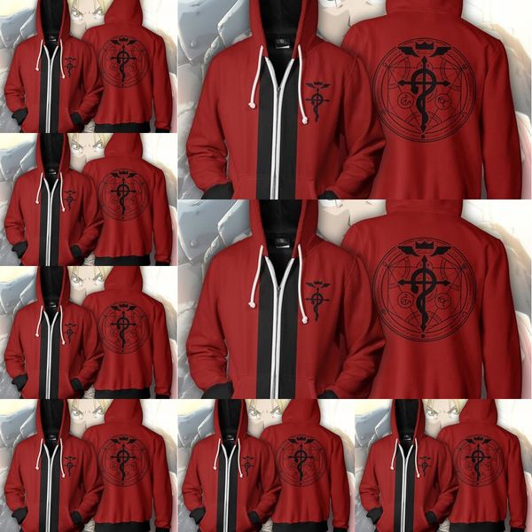 

new anime steel alchemist edward 3d cardigan peripheral new zipper sweateranime sweater steel alchemist edward 3d sweater zipper cardigan pe, Black