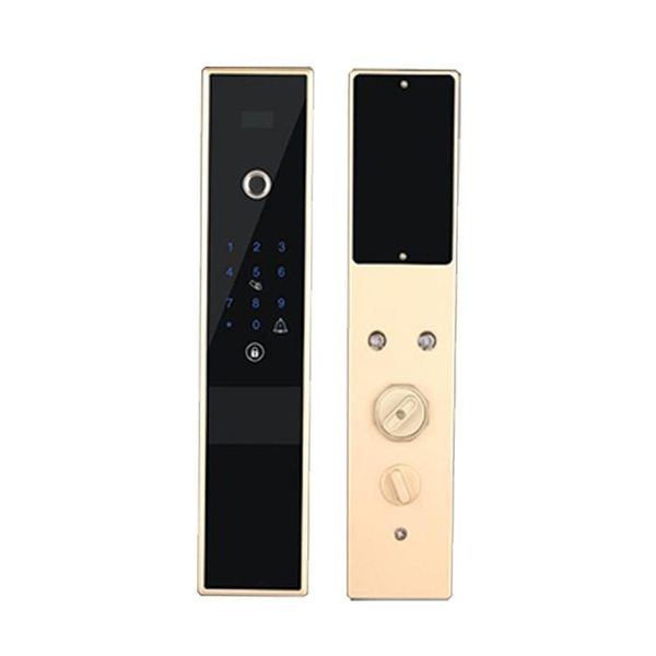 

automatic intelligent lock semiconductor fingerprint lock anti-cat eye open security door electronic lock remote app
