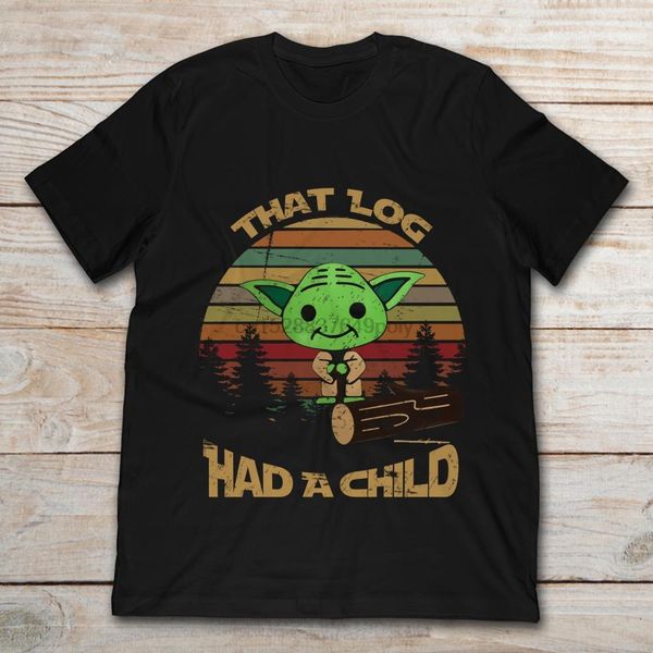 

that log had a child yoda chibiharajuku streetwear shirt menvintage t-shirt