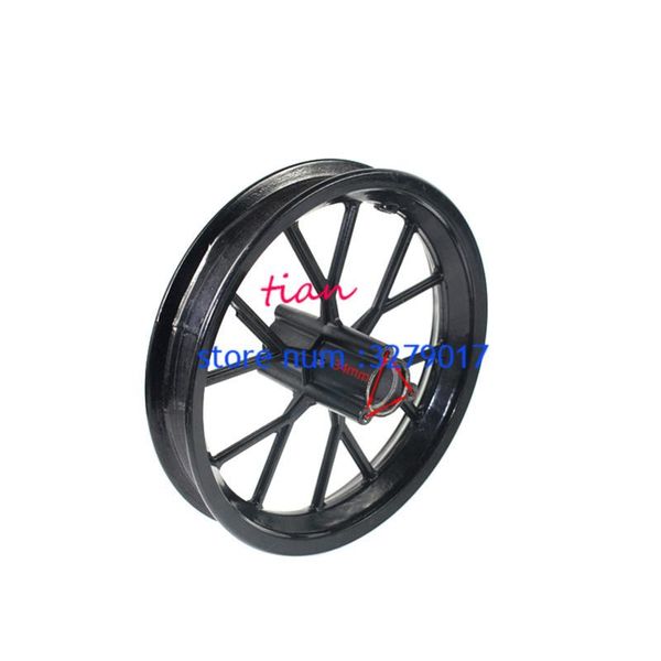 

good reputation 222mm front and rear tire aluminium alloy wheel rim fit for 49cc mini moto pocket dirt bike