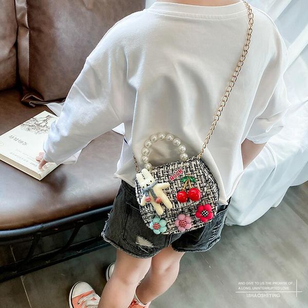 

2020 Children Little Bag Girl Cute Princess Chain Shoulder Bags Baby Fashion Crossbody Girl Handbags