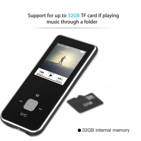 

1pcs mp4 player audio video fm radios music recording 32gb 1.8 screen 350mah