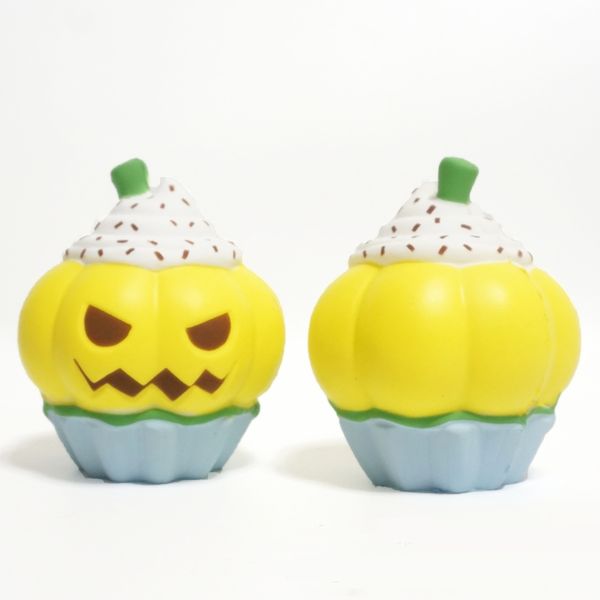 

10pcs/lot kawaii squishy jumbo pumpkin ice cream cake squeeze slow rising lanyard strap keychain charm scented antistress toys