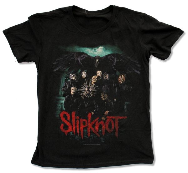 

slipknot crow black t shirt new popular tee shirt new fashion design for men women