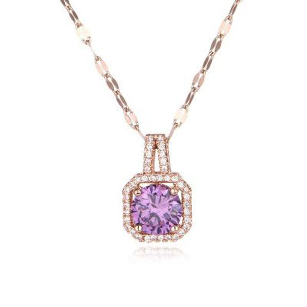 

chokers fashionsimpleshining crystalcubiczirconia geometric metal alloy necklace women's clavicle chain anniversary valentine's da, Golden;silver