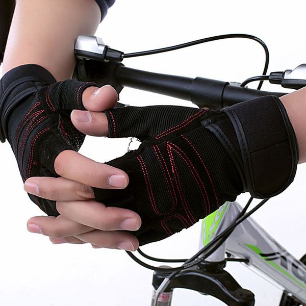 

tactical sports fitness lifting gloves training fitness bodybuilding workout wrist wrap exercise glove for men women, Blue;gray