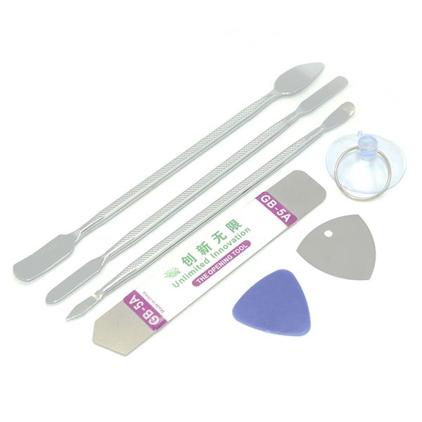 

7pcs set metal spudger mobile phone repairing opening tool for laptablet smartphone
