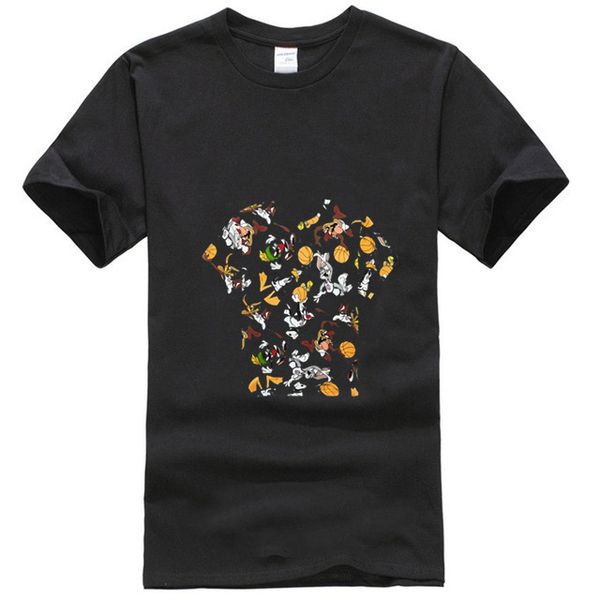 

looney tunes space jam all over print t shirt