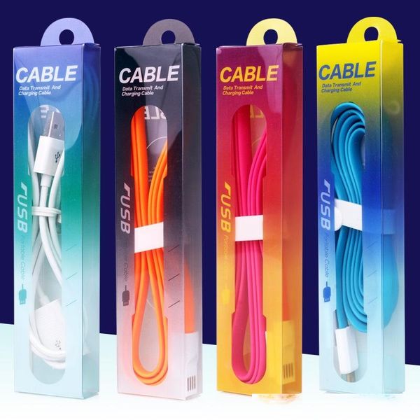 

for s6 cable empty retail boxes 1m 3ft usb cable charger adapter pvc packing box package for iphone 6 6s plus samsung s4 s5 s6 edge