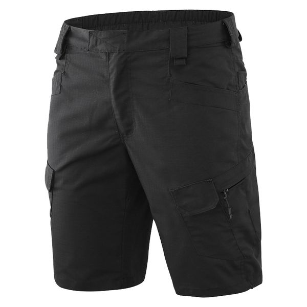 

outdoor shorts sale men's summer hiking multi-pocket sports cycling training tooling black, Brown;gray