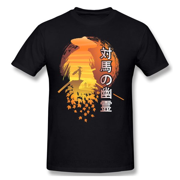 

tsushima warrior t-shirt ghost of tsushima jin sakai masako kn khan 3d action adventure game streetwear 2020