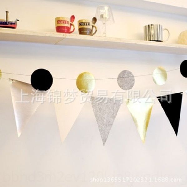 

halloween triangle colorful wind venue layout color flag color flagprops colored flag party venue decoration props lpqsb
