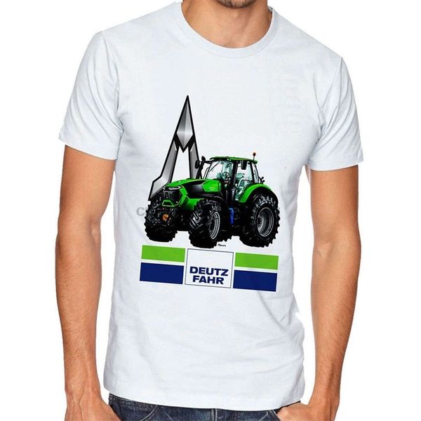 

deutz fahr трактор футболка мужчина хлопок с коротким рукавом смешной печати man t-shirt_10