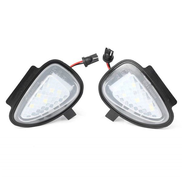 

2 pieces error led side mirror puddle light rearview side ground light for 6 touran