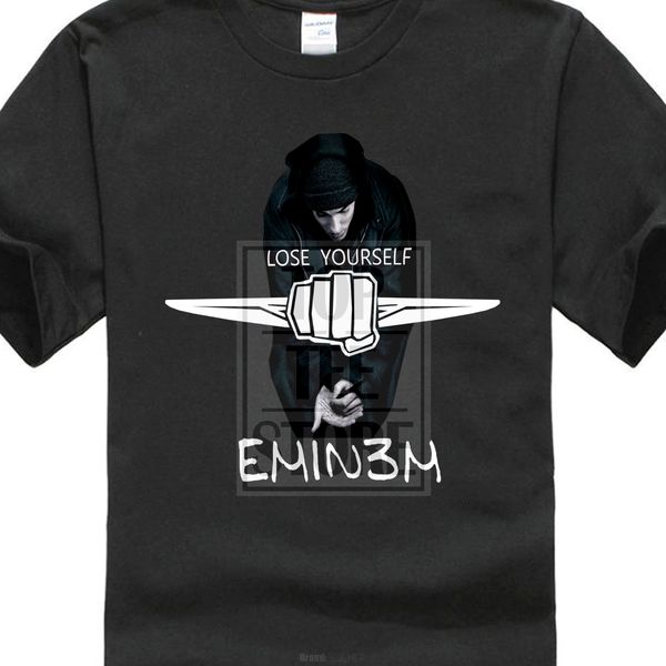 

2017 мужчины футболка мода новые eminem * погрузитесь rap hip hop музыка мужская майка