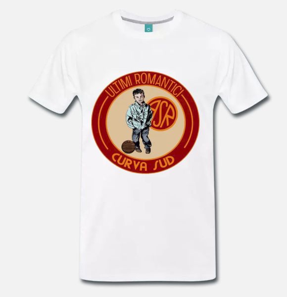 

t-shirt ultras roma curva sud ultimi romantici - 1 s-m-l-xl-2xl-3xl